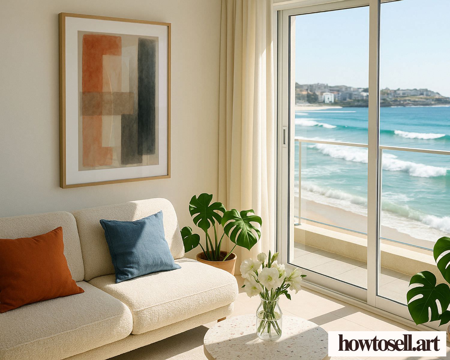 Wall Art Frame Mockups – Living Room V6