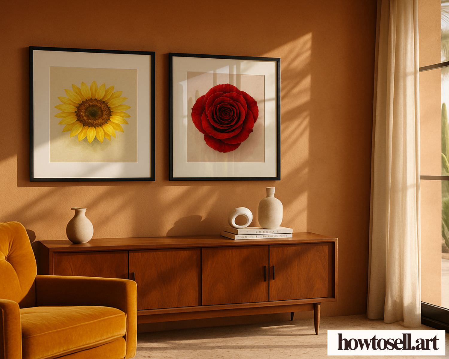 Wall Art Frame Mockups – Set of Two V3