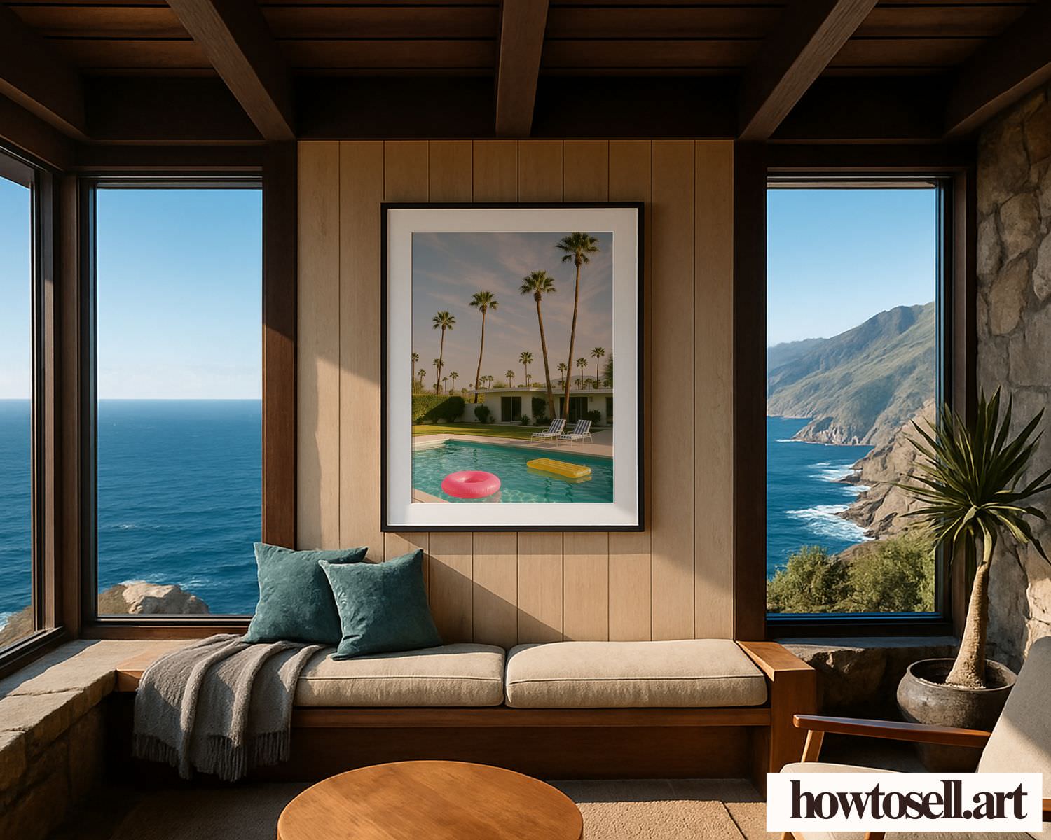 Wall Art Frame Mockups – Living Room V6