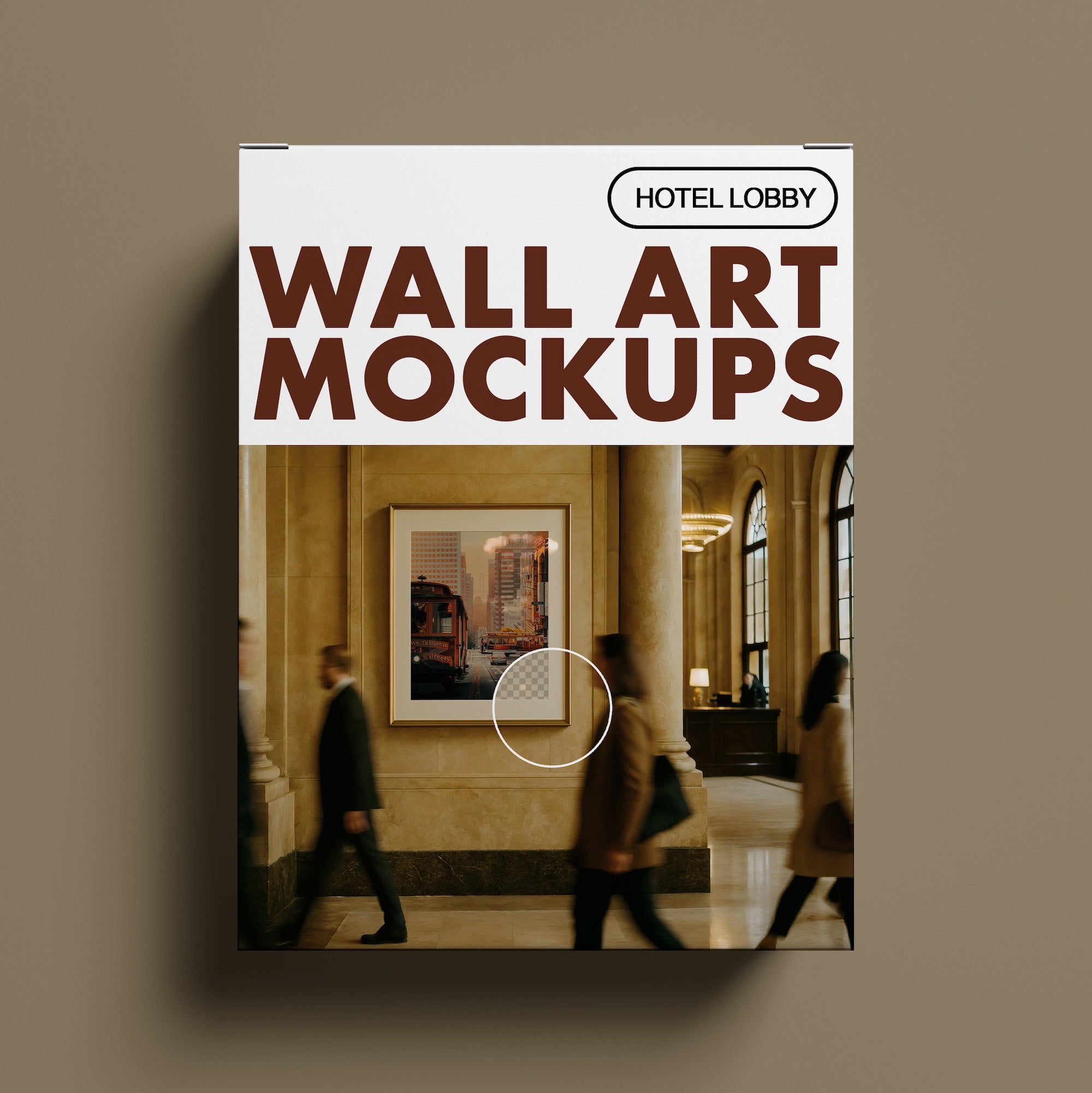 Wall Art Frame Mockups – Hotel Lobby
