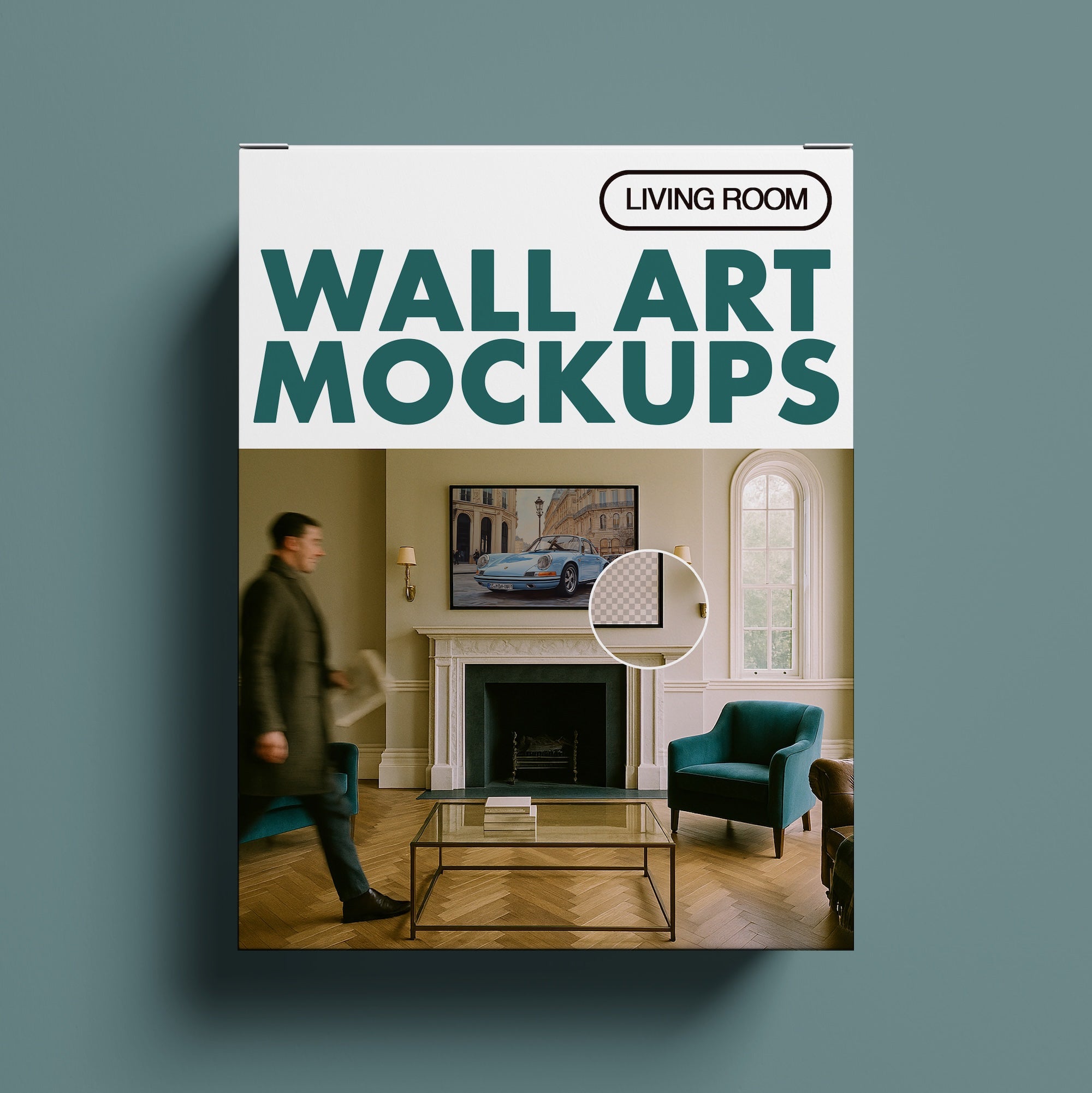 Wall Art Frame Mockups – Living Room