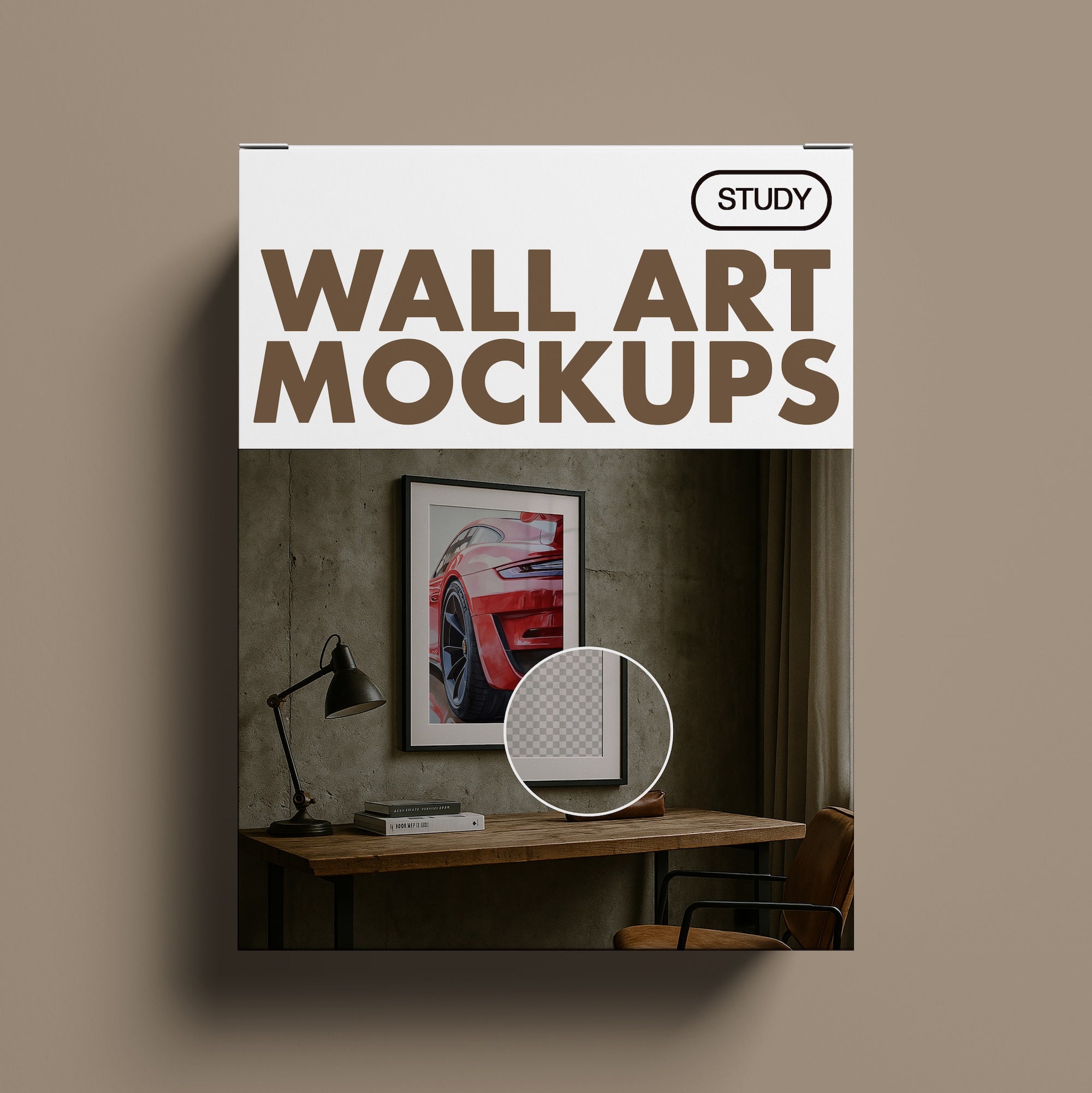 Wall Art Frame Mockups – Study & Office