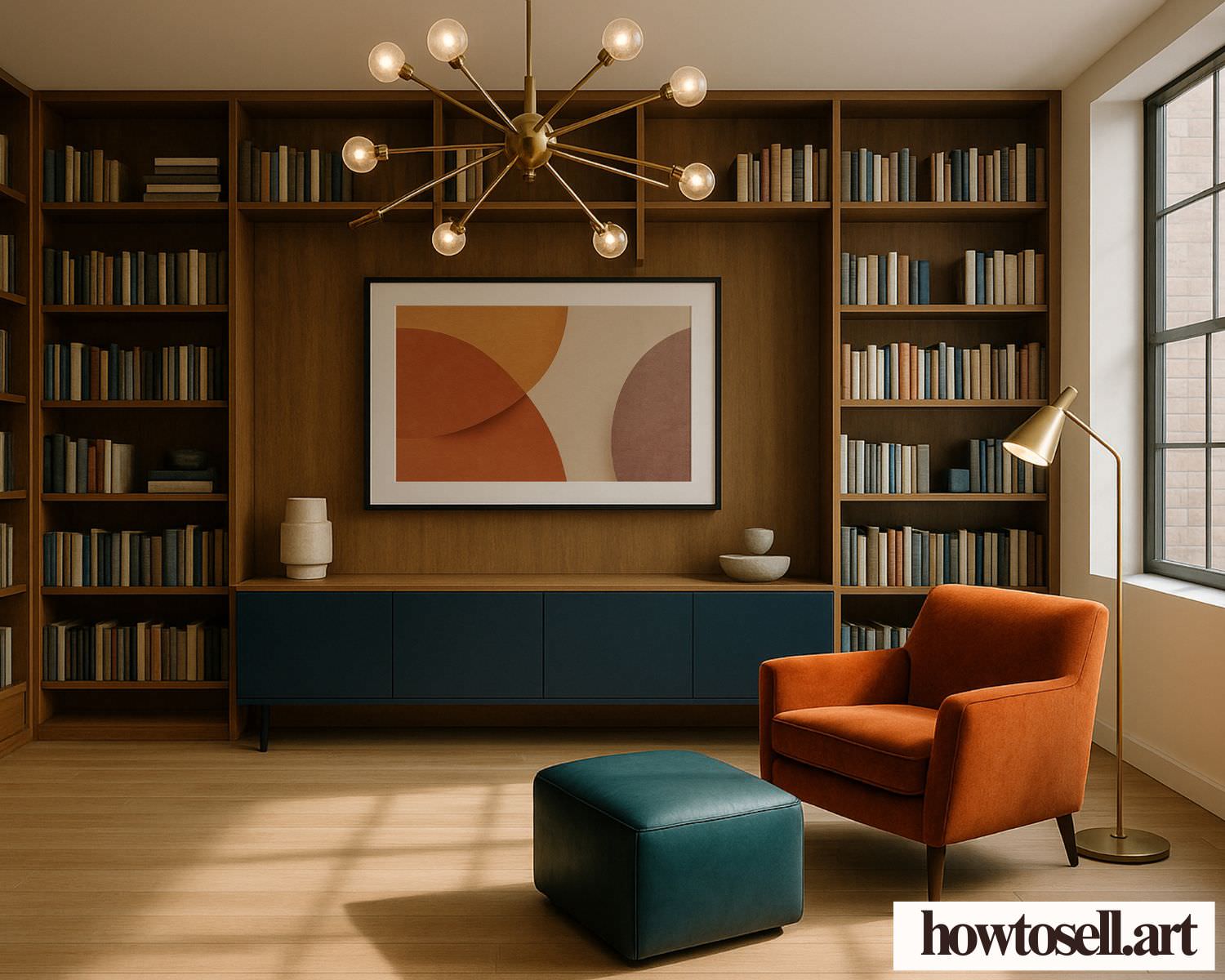 Wall Art Frame Mockups – Living Room V4