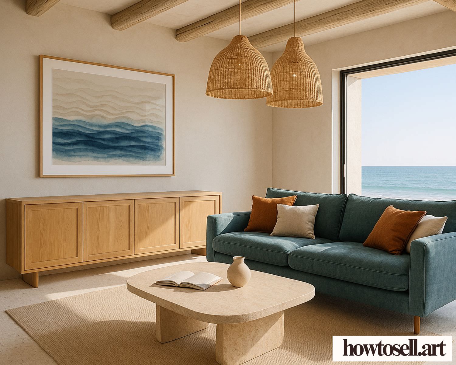 Wall Art Frame Mockups – Living Room V5