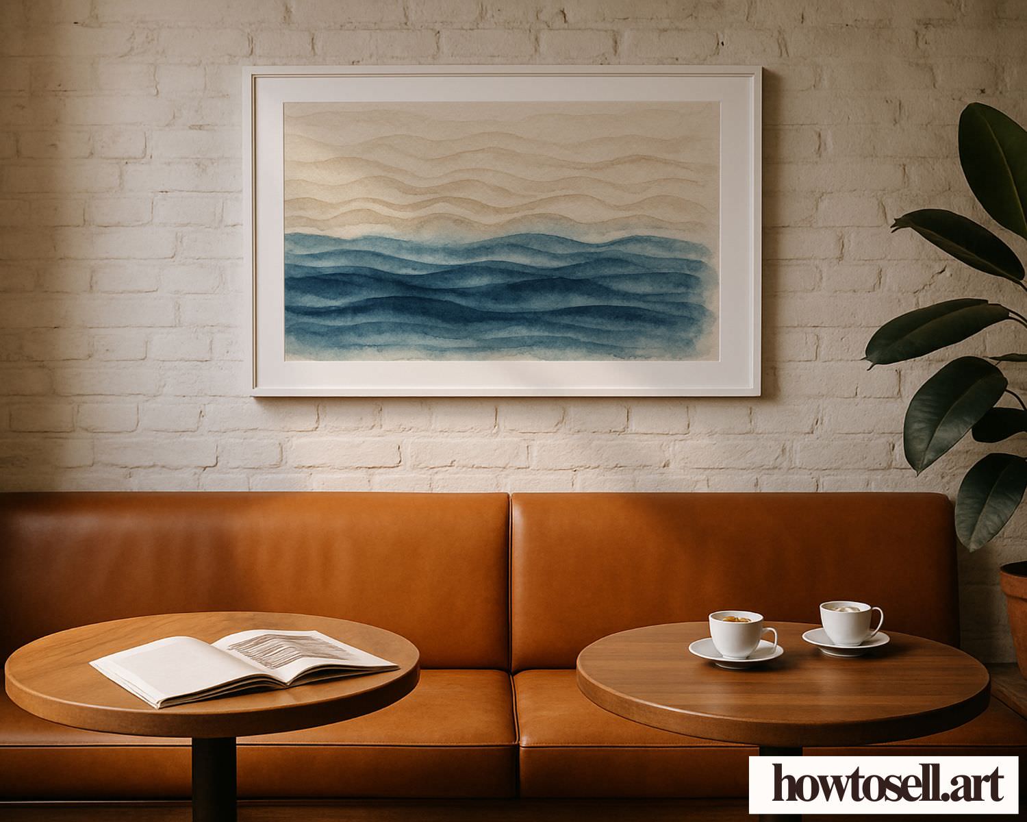 Wall Art Frame Mockups – Cafe V2