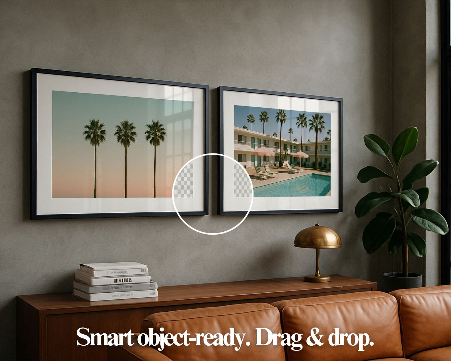 Wall Art Frame Mockups – Set of Two V3