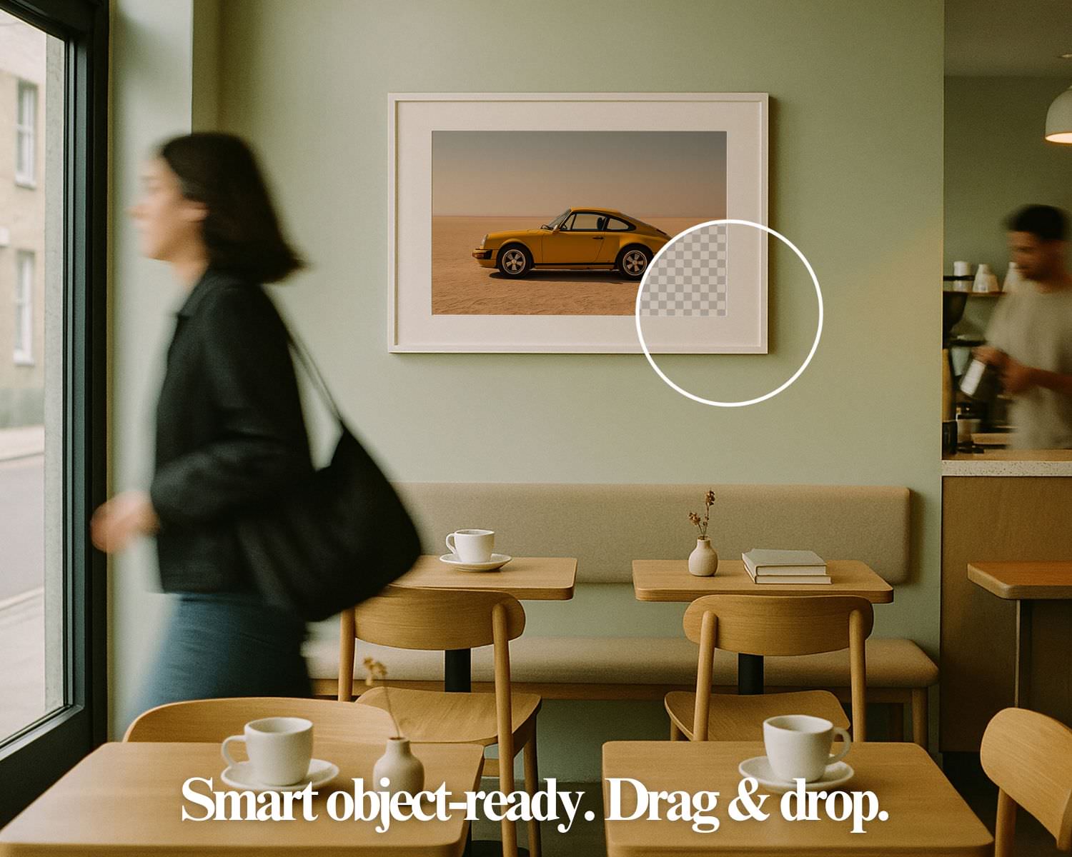 Wall Art Frame Mockups – Cafe