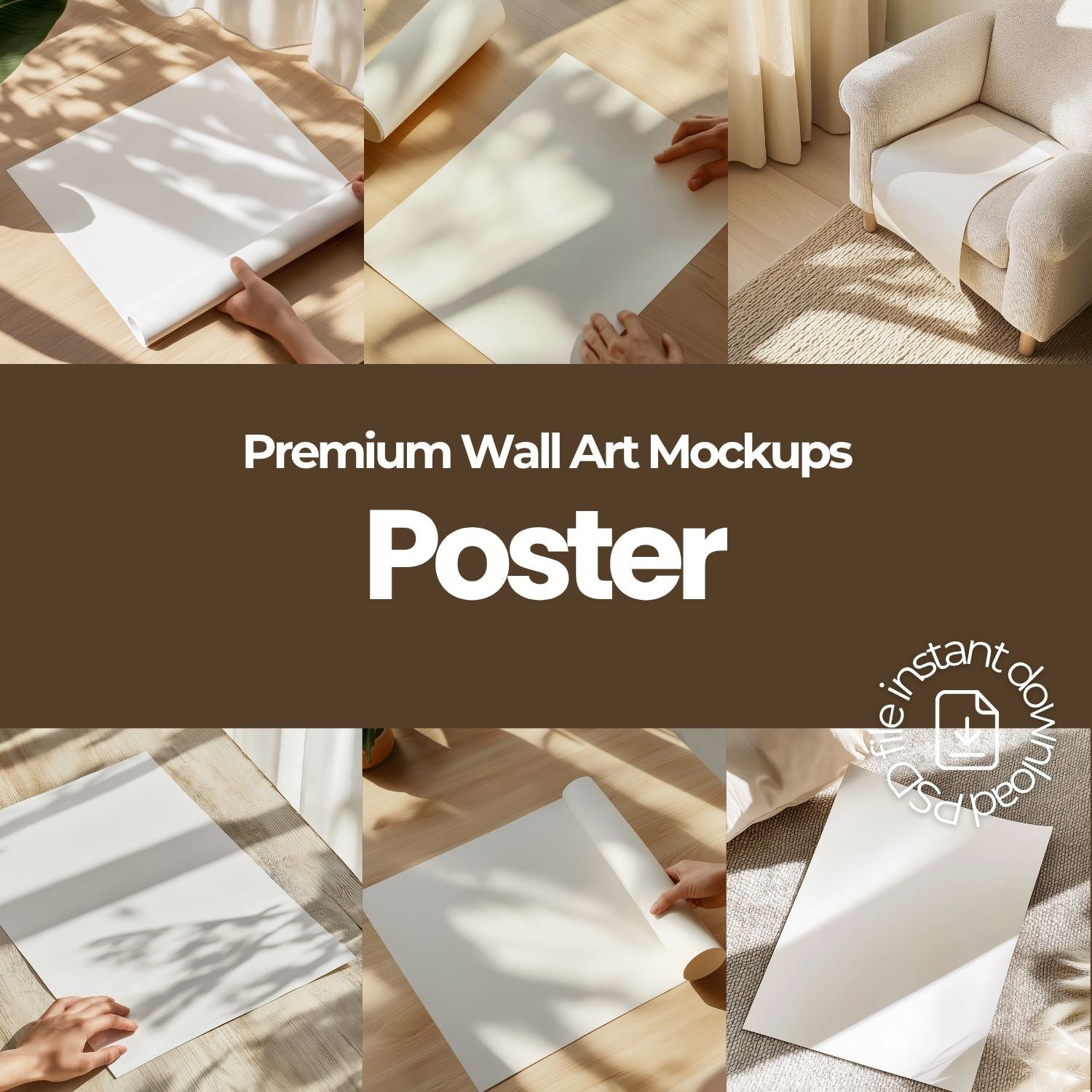 Wall Art Frame Mockups – Poster