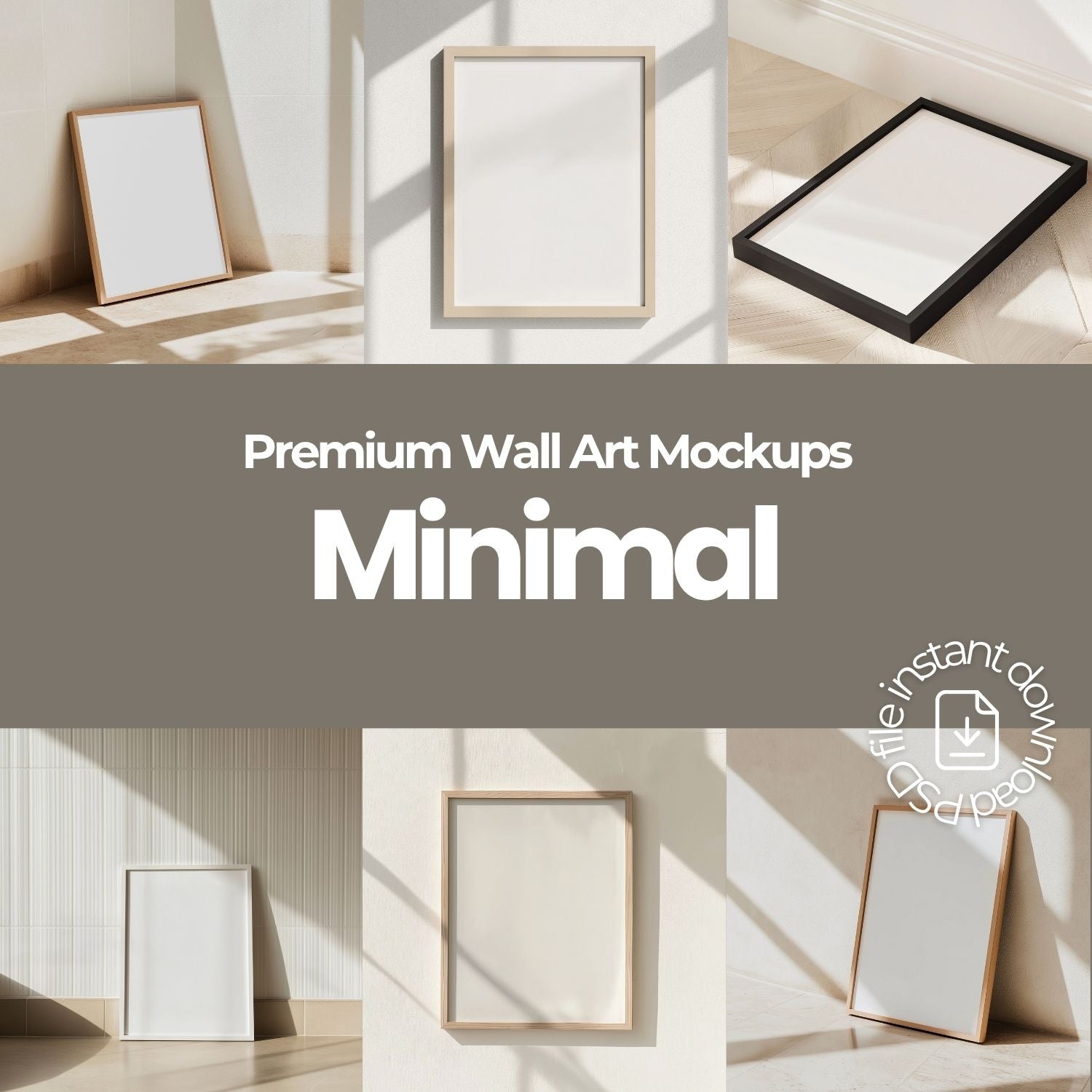 Wall Art Frame Mockups – Minimal