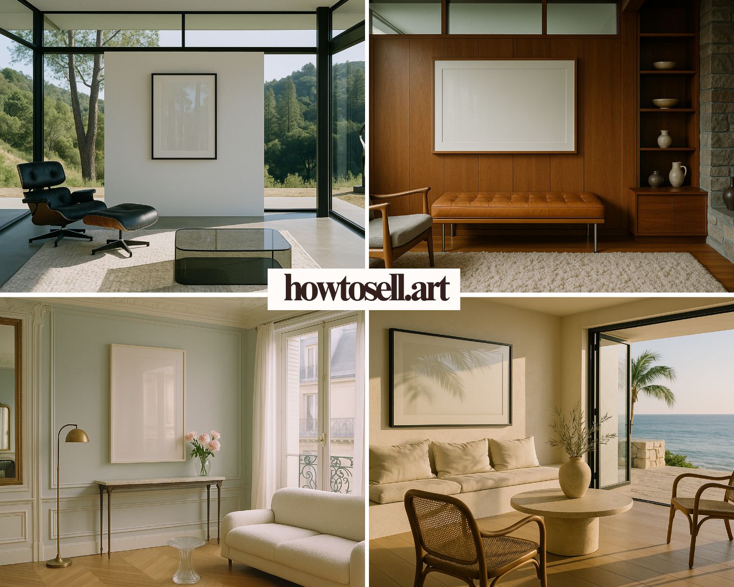 Wall Art Frame Mockups – Living Room V2