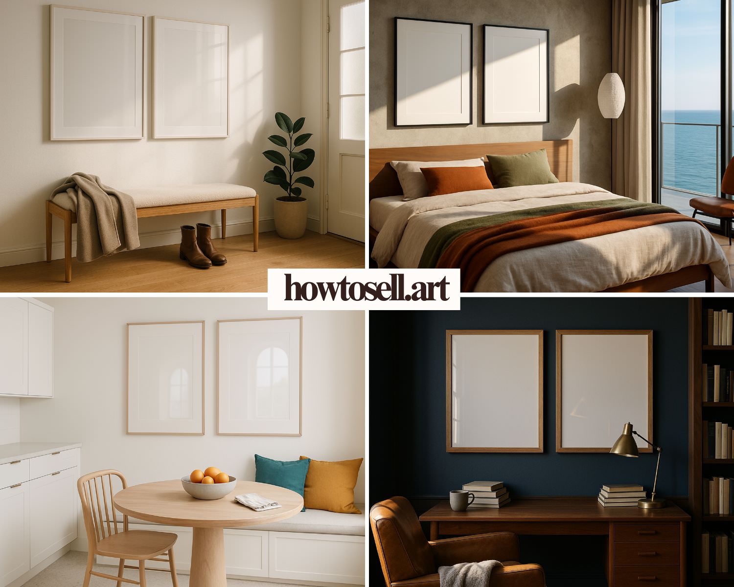 Wall Art Frame Mockups – Set of Two V2