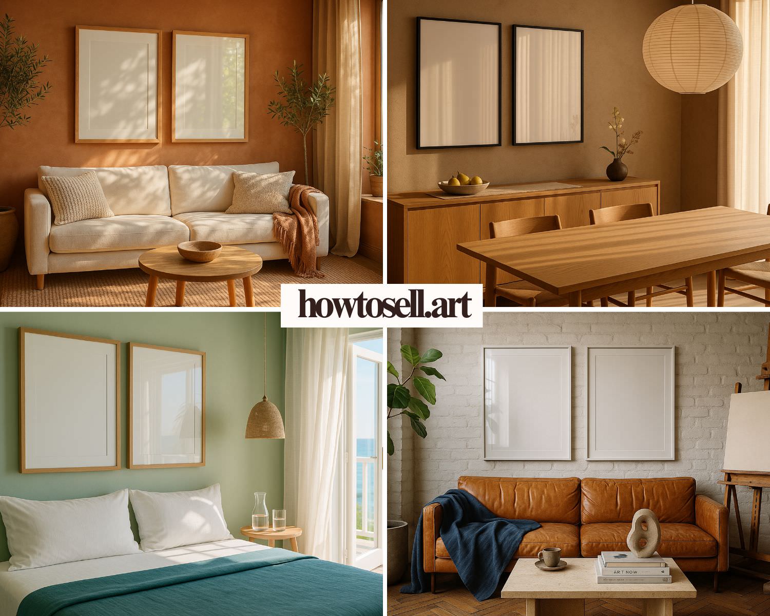 Wall Art Frame Mockups – Set of Two V2