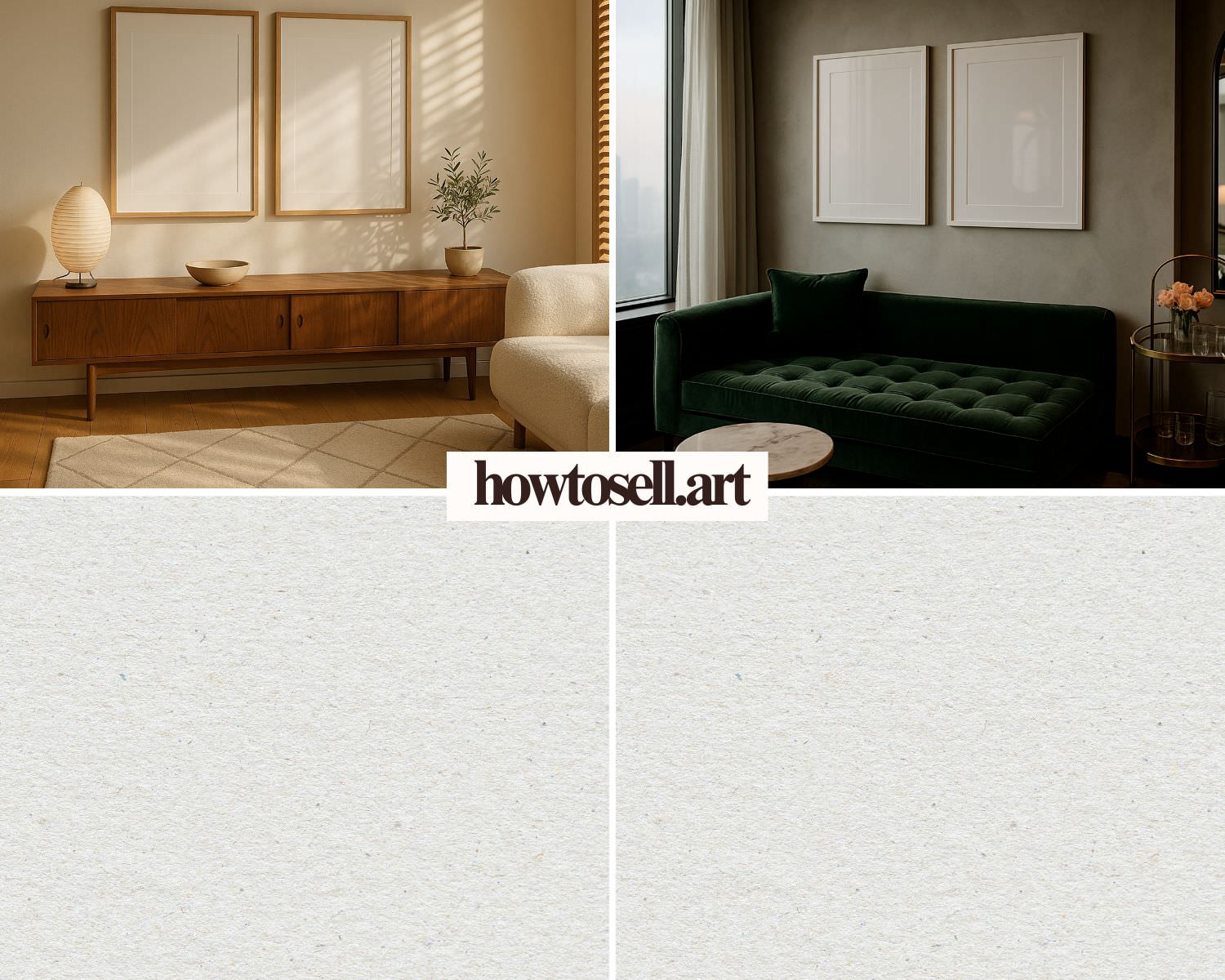 Wall Art Frame Mockups – Set of Two V3