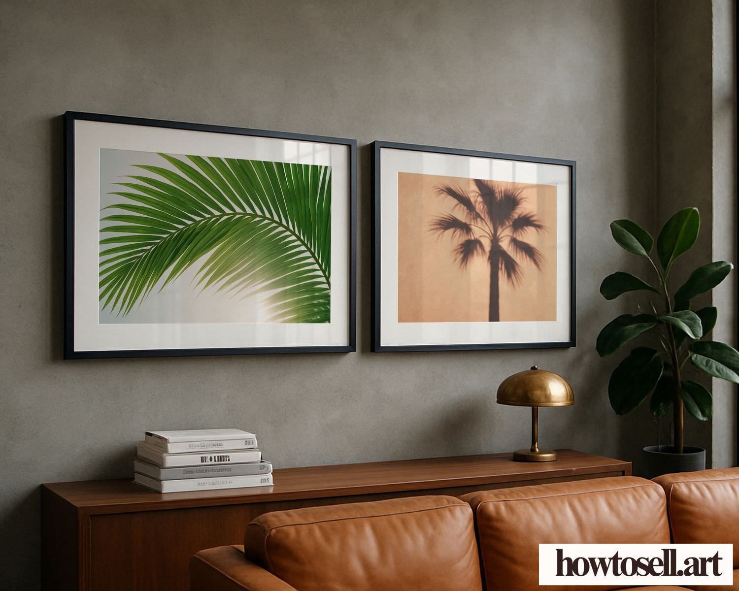 Wall Art Frame Mockups – Set of Two V3