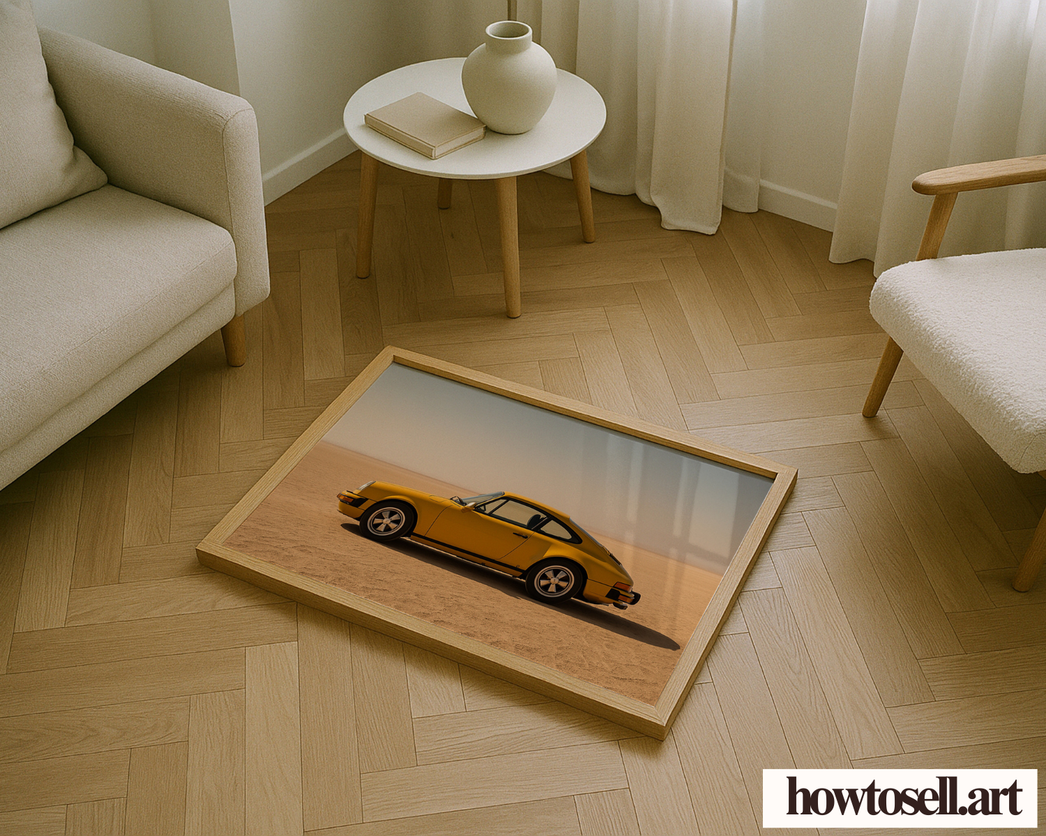 Wall Art Frame Mockups – On The Floor