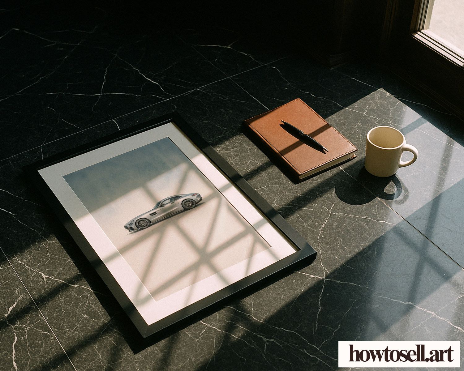 Wall Art Frame Mockups – On The Floor