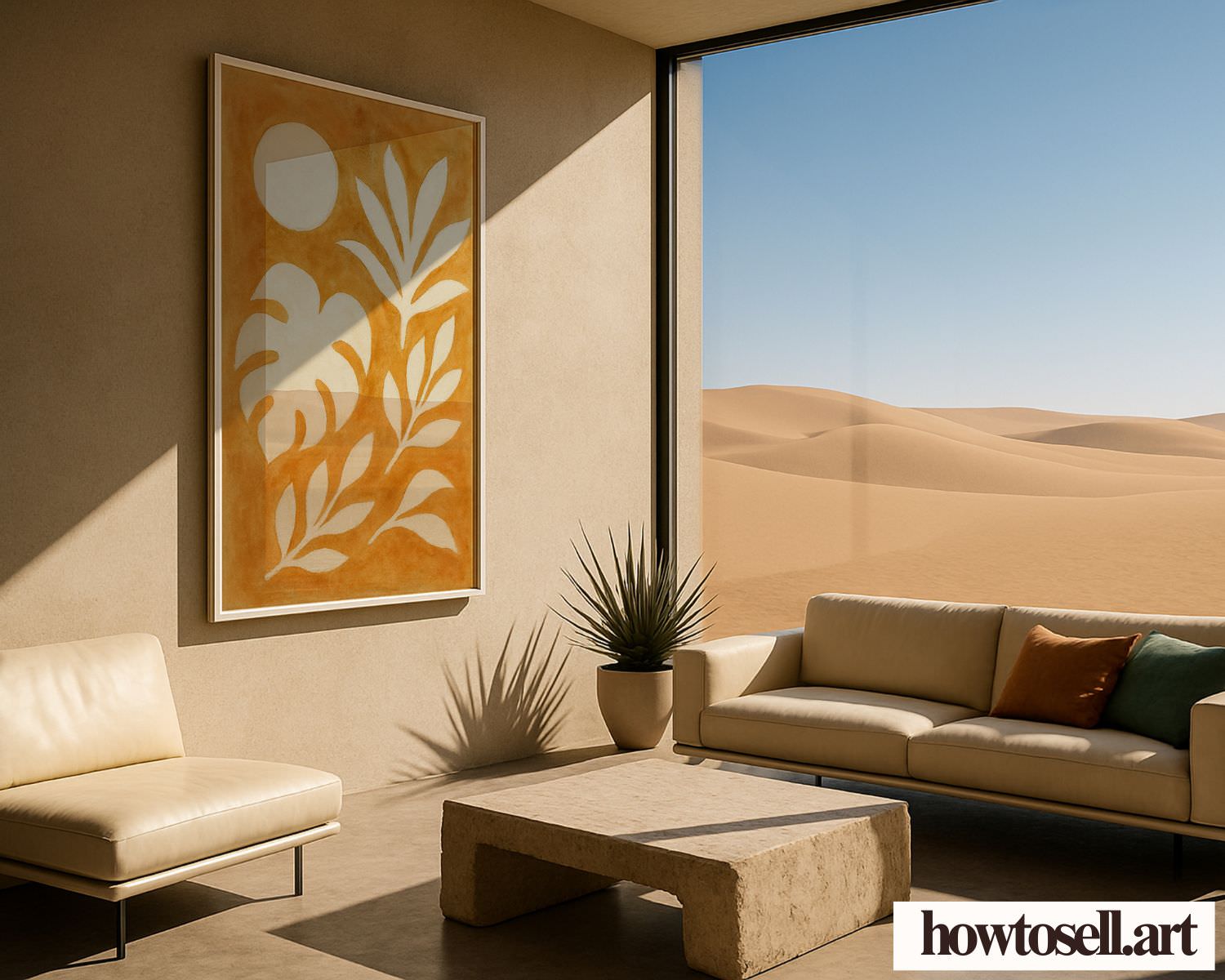 Wall Art Frame Mockups – Living Room V5