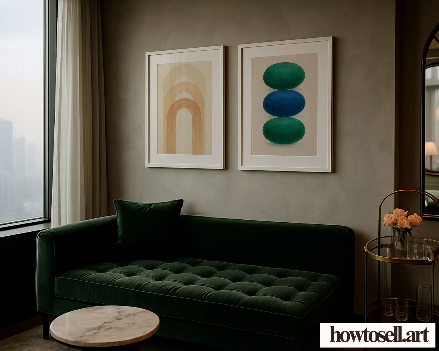 Wall Art Frame Mockups – Set of Two V3