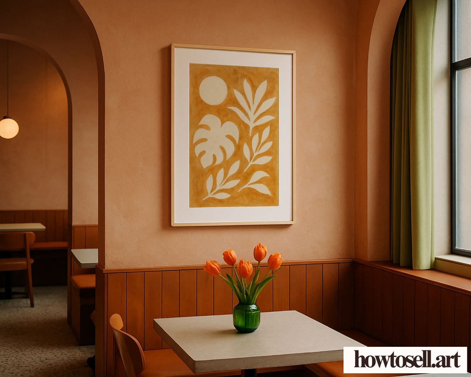Wall Art Frame Mockups – Cafe V2
