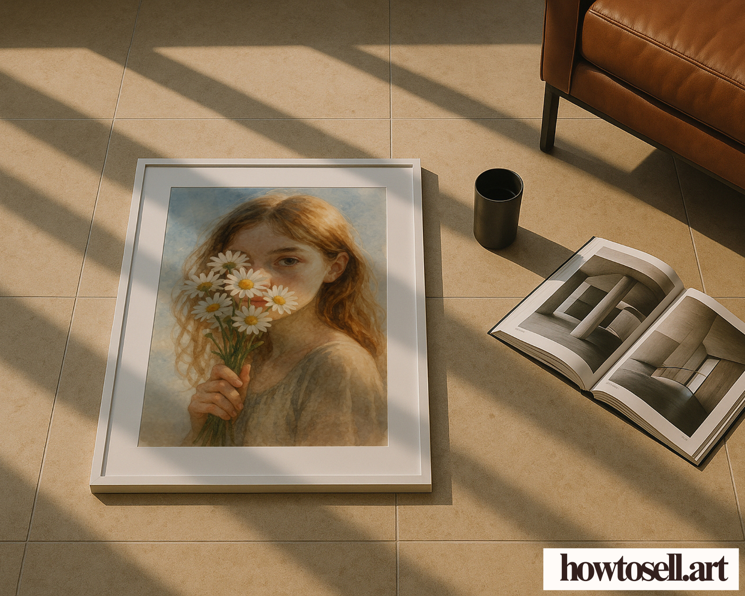 Wall Art Frame Mockups – On The Floor