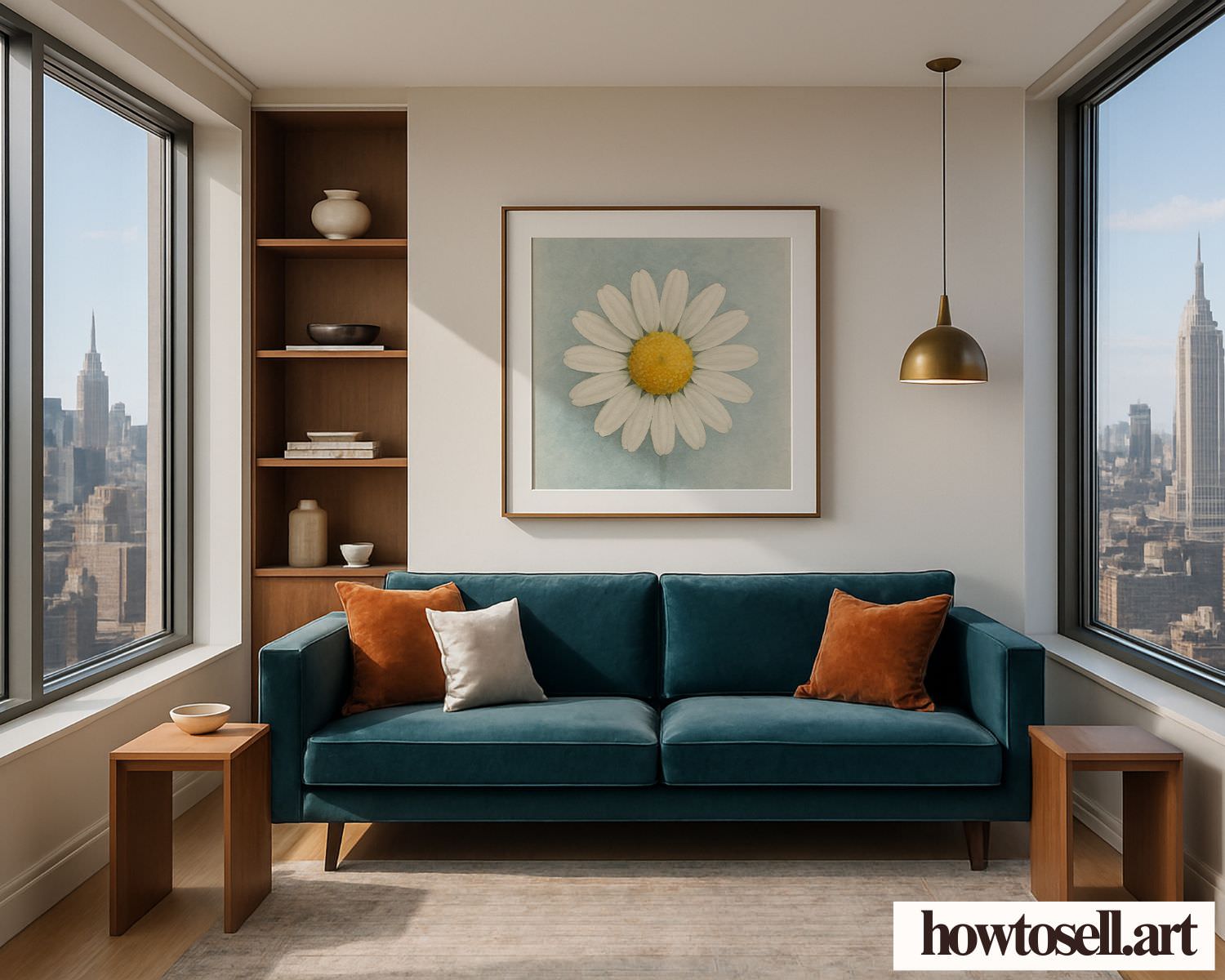Wall Art Frame Mockups – Living Room V5