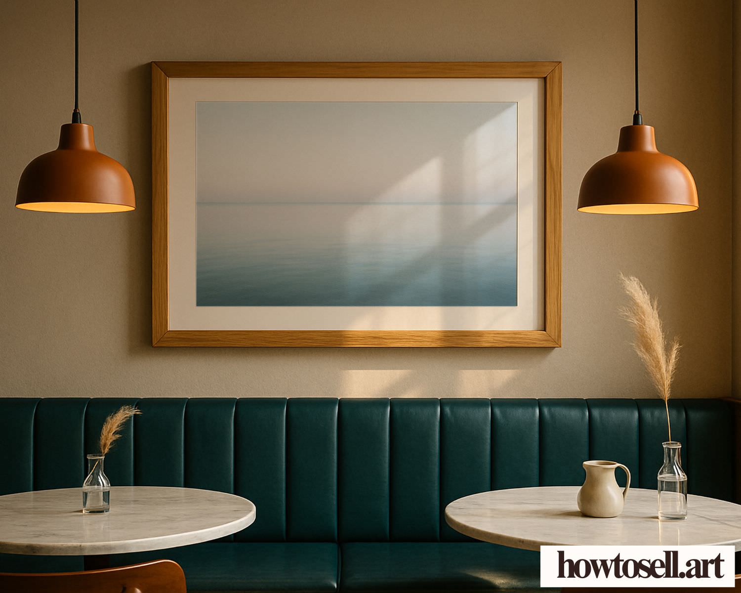 Wall Art Frame Mockups – Cafe V2
