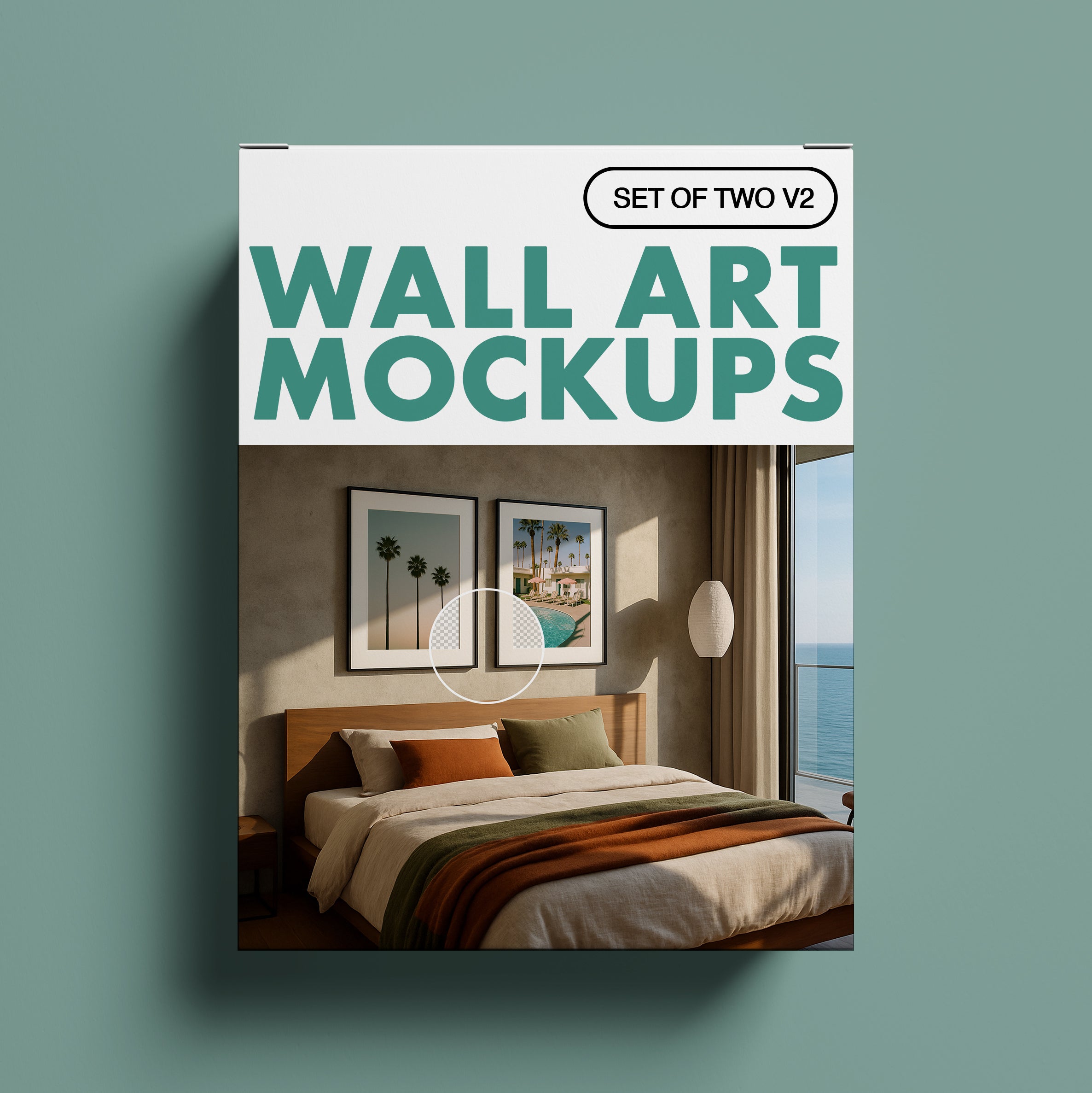 Wall Art Frame Mockups – Set of Two V2