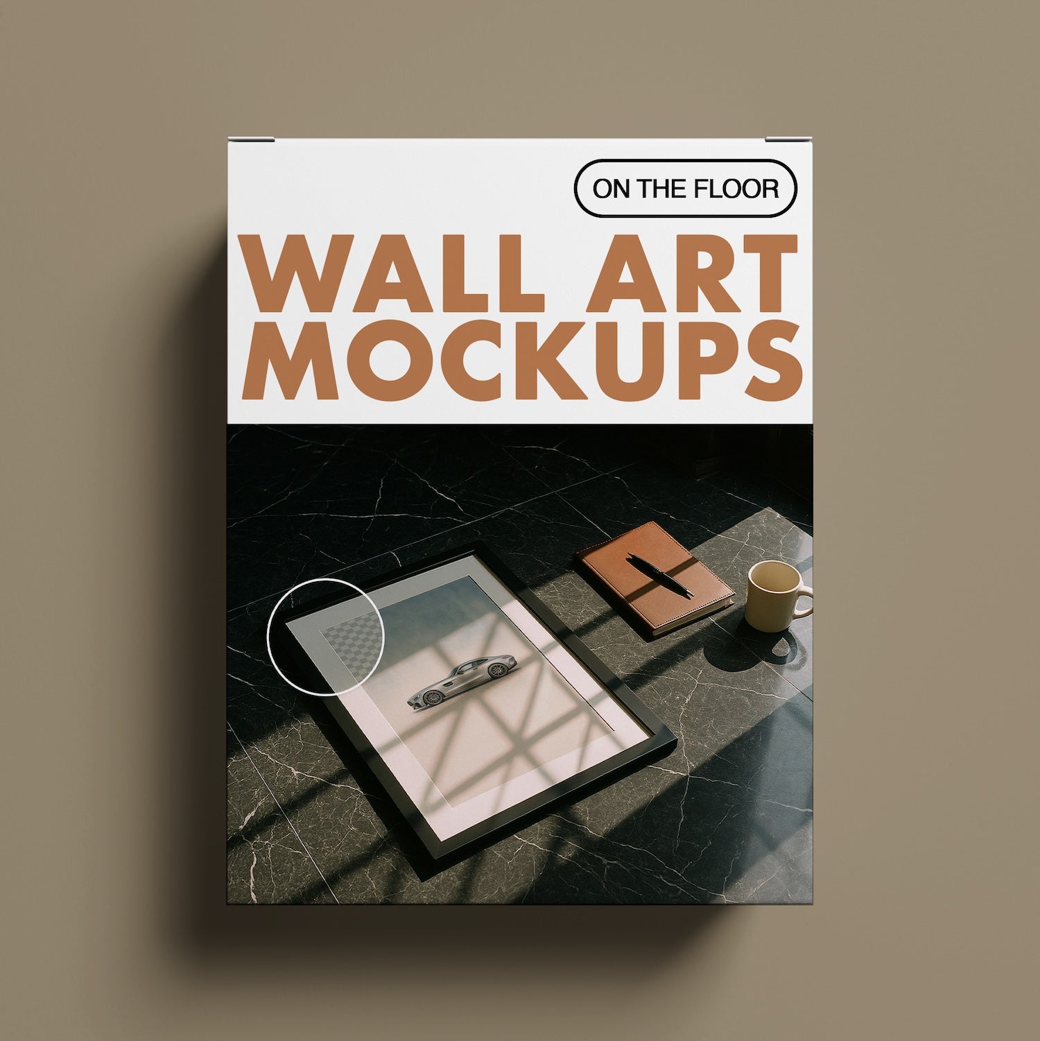 Wall Art Frame Mockups – On The Floor