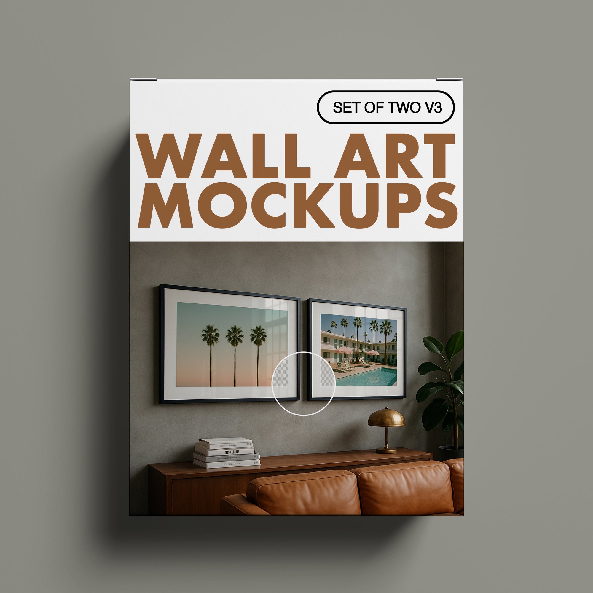 Wall Art Frame Mockups – Set of Two V3