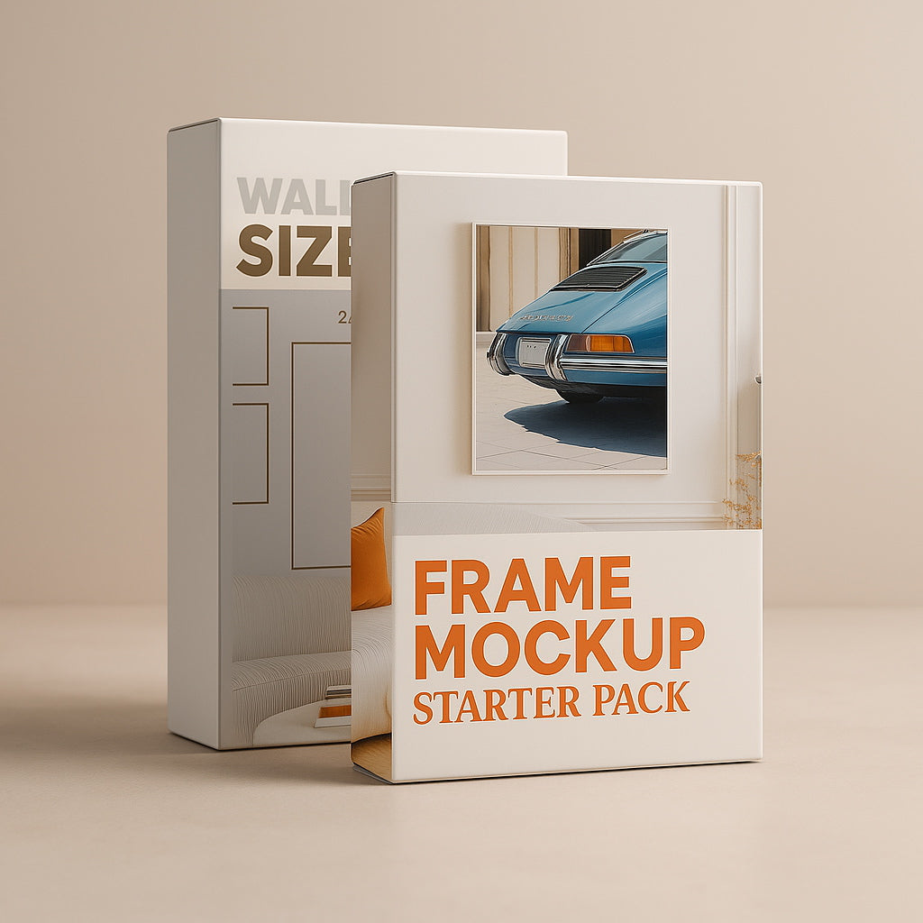Wall Art Frame Mockups – Bonus Combo