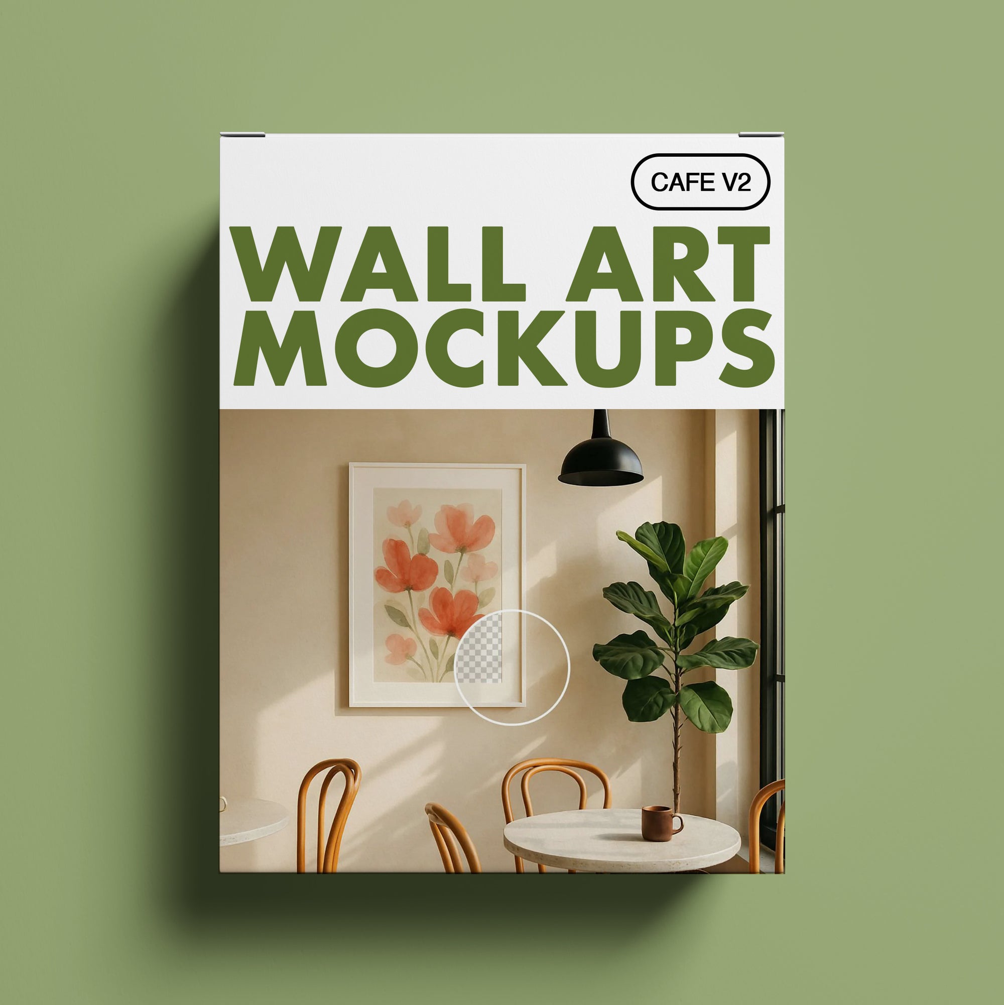 Wall Art Frame Mockups – Cafe V2